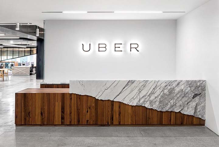 UBER(優(yōu)步)公司背景墻設(shè)計
