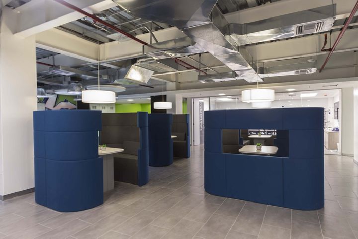 電信公司辦公室設(shè)計實景圖