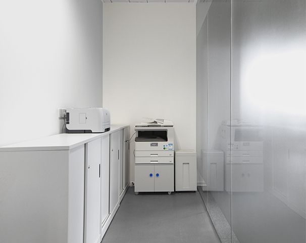 辦公室打印區域設計實景圖