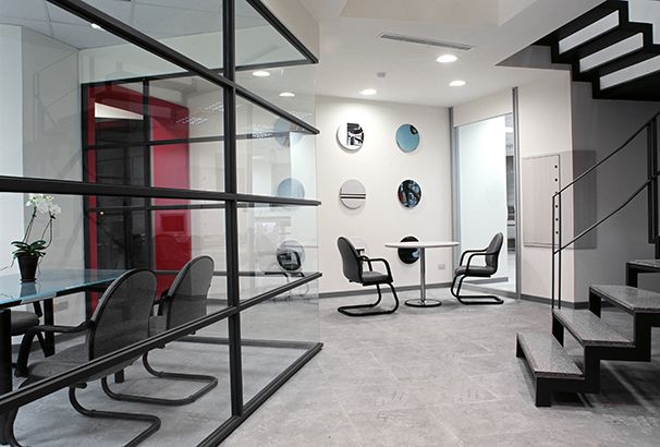 洽談區辦公室裝修實景圖