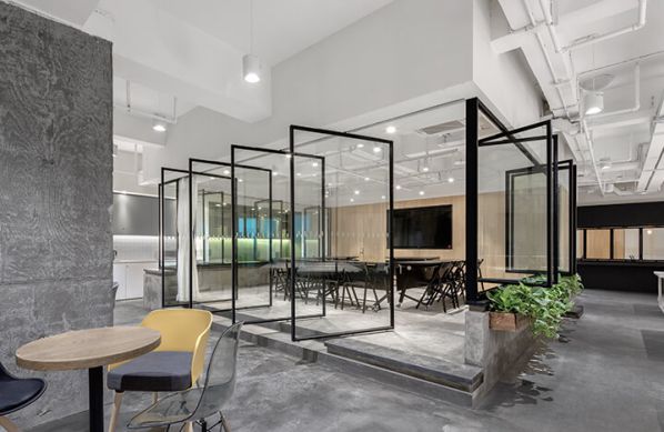 集團辦公室設計的半開放模式